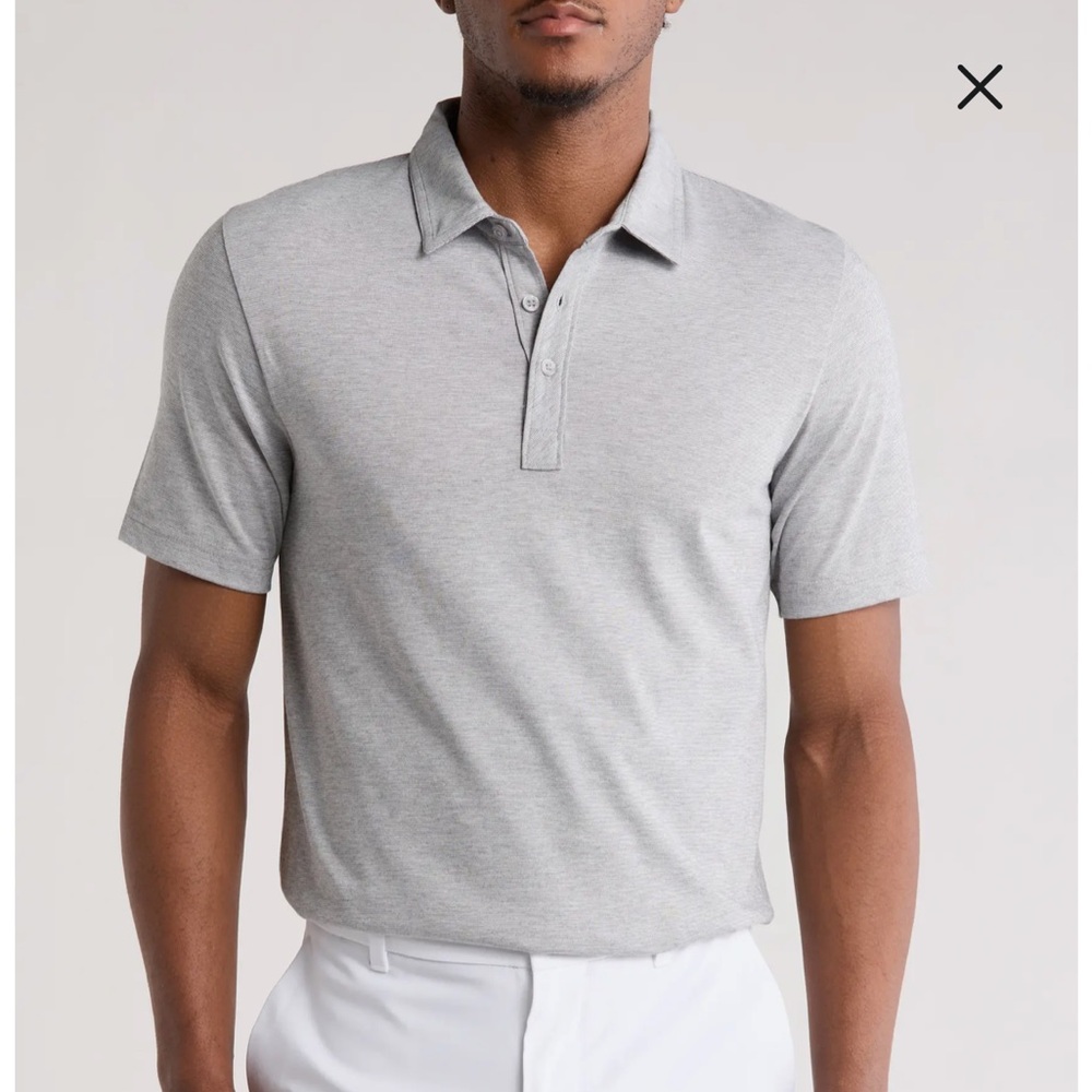 TravisMathew Zinna Polo in Heather Gray